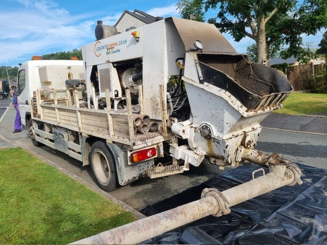 concrete pumping Denbighshire