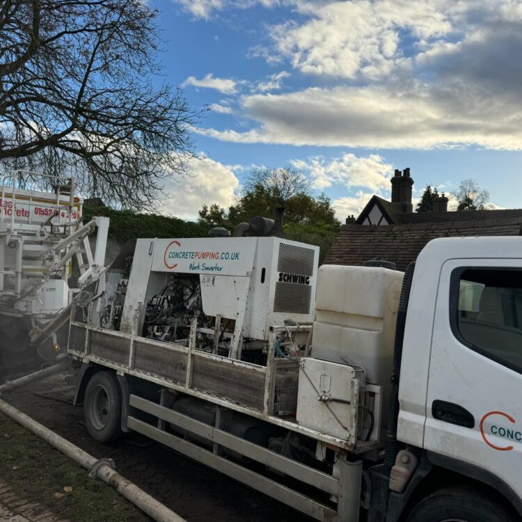 concrete pump hire, shropshire