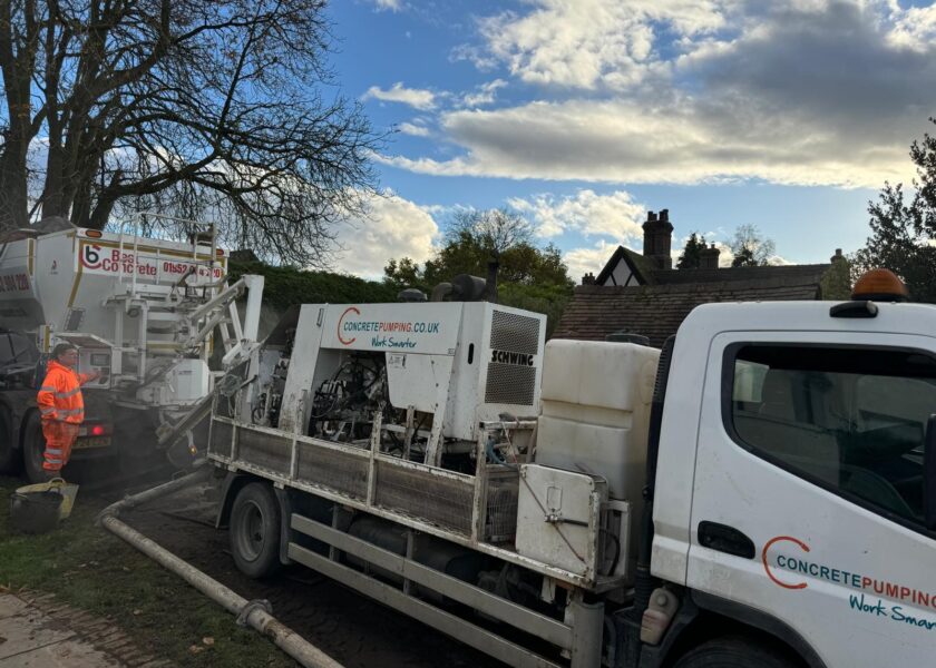 concrete pump hire, shropshire